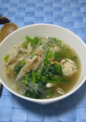鶏団子スープ-レシピのメイン写真