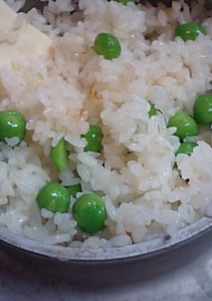 エンドウ豆ご飯-レシピのメイン写真