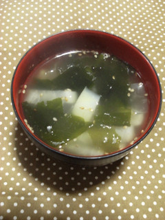 大根とわかめの中華風スープ-レシピのメイン写真