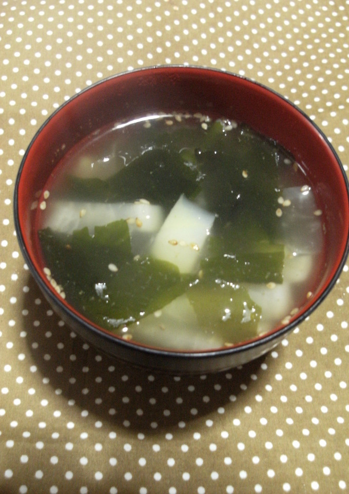 大根とわかめの中華風スープ-レシピのメイン写真