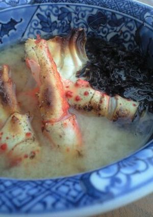 花咲蟹「殻」の美味しい味噌汁U･ｪ･U-レシピのメイン写真