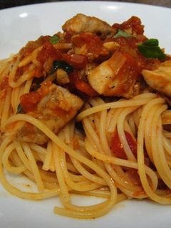 カジキマグロのトマトソースパスタ-レシピのメイン写真