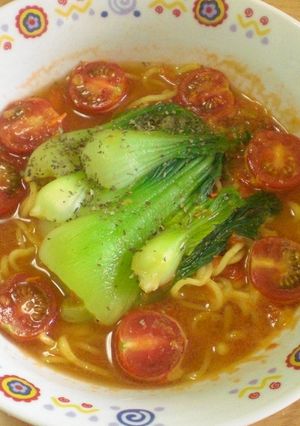 簡単！ヘルシー冷たいトマトラーメン-レシピのメイン写真