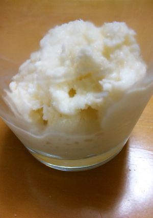 牛乳とスキムミルクで低カロ☆バニラアイス-レシピのメイン写真