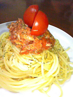 トマトとアンチョビの冷製パスタ-レシピのメイン写真
