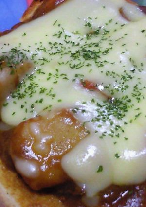 ☆カレーチーズトースト☆-レシピのメイン写真