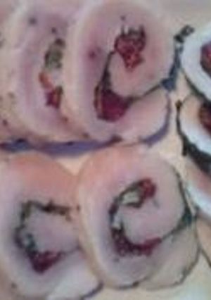 鶏ささ身で巻き巻きハム-レシピのメイン写真
