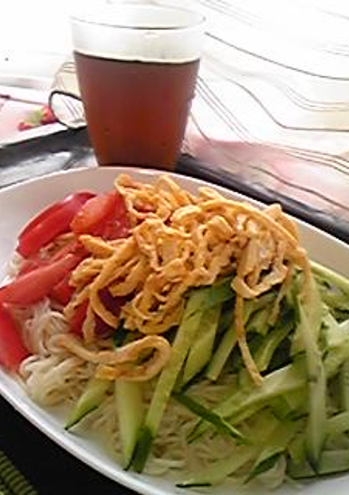 夏をのりきるサラダそうめん：梅サワー使用-レシピのメイン写真
