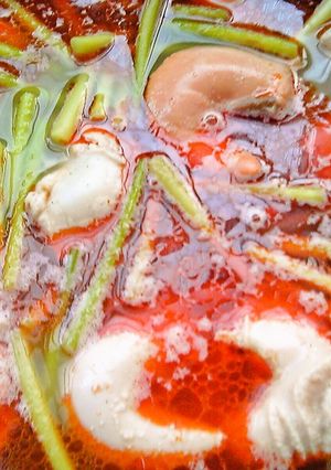 超簡単激旨！杭州式・帆立の卵の辣油煮-レシピのメイン写真