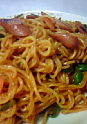 焼そば麺ＤＥナポリタン-レシピのメイン写真