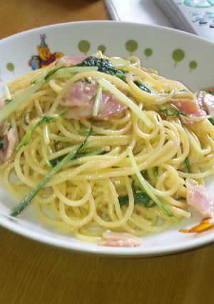 しょうゆクリームパスタ-レシピのメイン写真