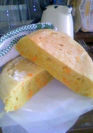 パン?ケーキ?炊飯器でにんじん餅♪-レシピのメイン写真