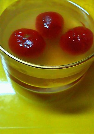 ミニトマトでゼリー-レシピのメイン写真