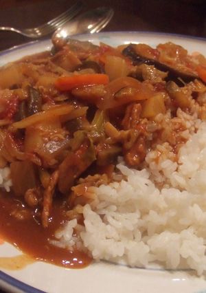 夏野菜のスパイシーカレー-レシピのメイン写真
