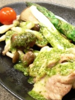 鶏肉のオーブン焼き☆バジルソース-レシピのメイン写真