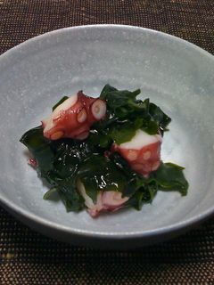 タコとワカメの酢の物-レシピのメイン写真