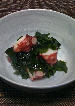タコとワカメの酢の物-レシピのメイン写真