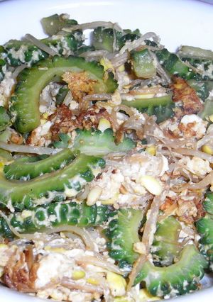 ゴーヤと豆もやしのこんぶだし炒め！-レシピのメイン写真