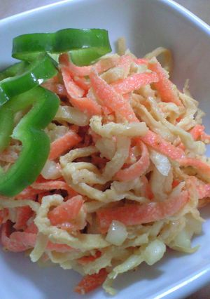 切干大根とにんじんのオイマヨごまサラダ-レシピのメイン写真