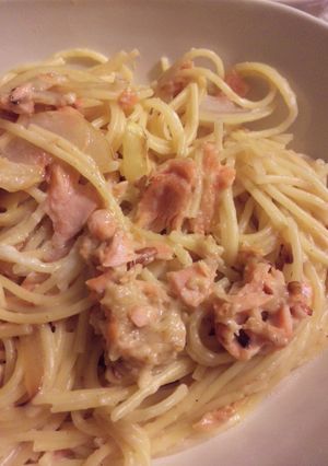 鮭のクリームパスタ-レシピのメイン写真