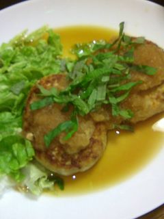豆腐ハンバーグ☆おろしソース☆-レシピのメイン写真