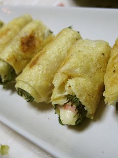 油揚げのハムしそチーズ巻き-レシピのメイン写真
