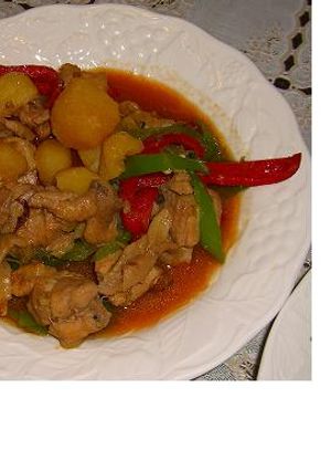 ウイグル風鶏肉の煮込み（大盤鶏）-レシピのメイン写真