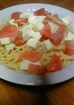 冷製トマト＆モッツァレラチーズパスタ-レシピのメイン写真