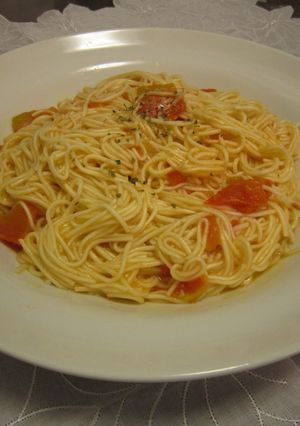 トマトパスタ風WooMenz-レシピのメイン写真