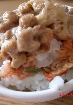 お気に入り★納豆キムチごはん♪-レシピのメイン写真