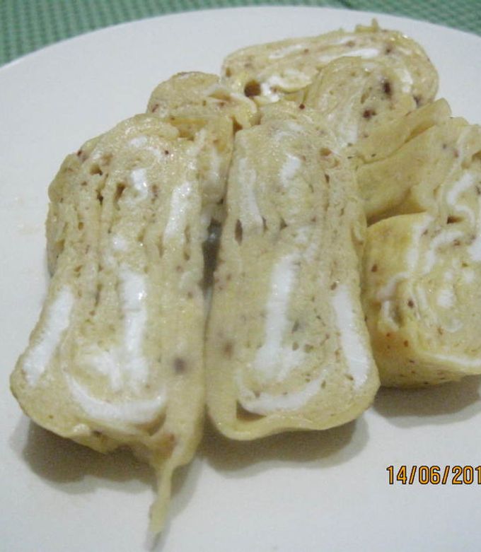 食べるラー油厚焼き玉子-レシピのメイン写真