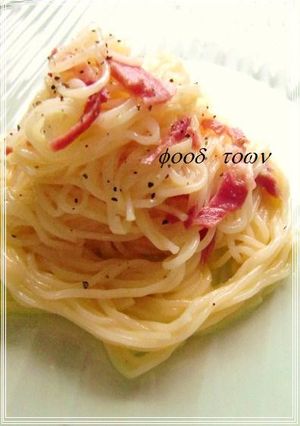 NIPPON✰カルボナ―ラ麺-レシピのメイン写真