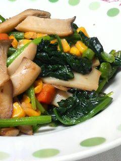 ✿エリンギとほうれん草のバター炒め✿-レシピのメイン写真