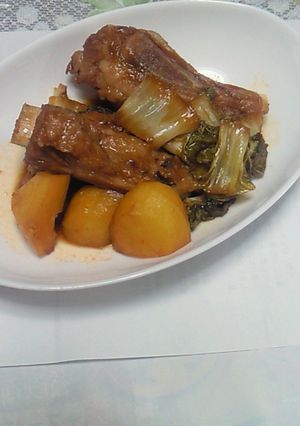 焼き肉のタレで簡単スペアリブ！-レシピのメイン写真