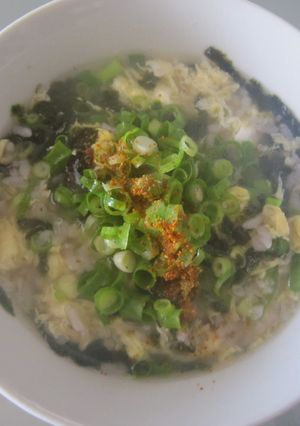10分で本格たまご雑炊-レシピのメイン写真