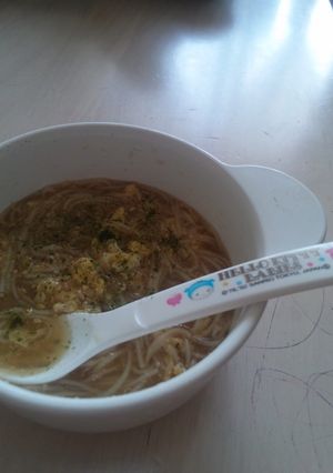 子供ご飯*ゴマ風味の簡単にゅうめん!-レシピのメイン写真