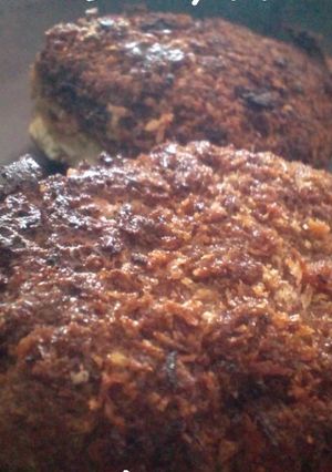 カリッと焼きハンバーグ*チーズイン*-レシピのメイン写真