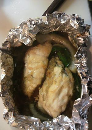 にらとふぐのホイル焼き-レシピのメイン写真