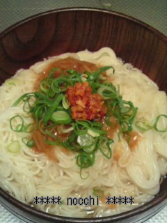 簡単♪なめたけラー油そうめん-レシピのメイン写真