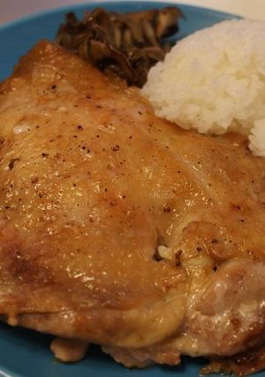 皮パリパリのチキンステーキの焼き方!-レシピのメイン写真