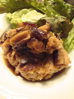 かつおのたたきでハンバーグ☆-レシピのメイン写真