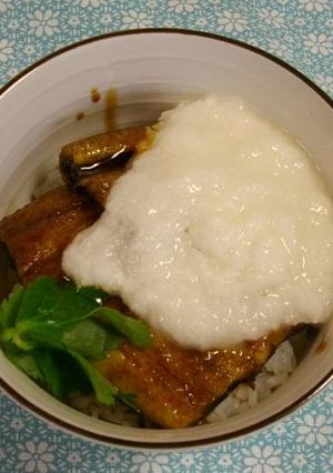 うなぎ三昧　その2　やまかけうな丼-レシピのメイン写真