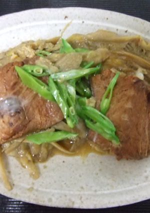 ちょっと一手間☆蒲焼缶の柳川風♪-レシピのメイン写真