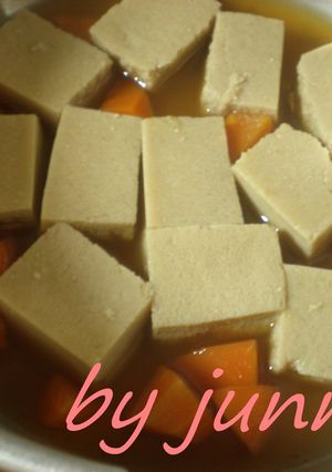 何分でできるか？高野豆腐の煮物！！-レシピのメイン写真