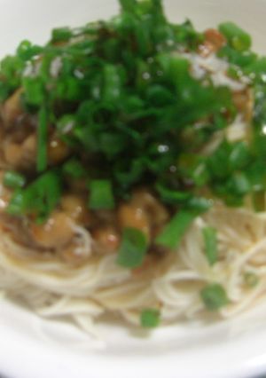 ～　納豆大好きな娘の　納豆そうめん　～-レシピのメイン写真