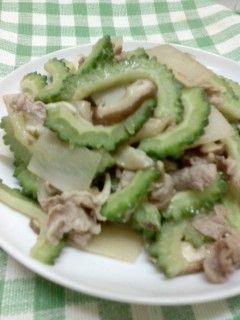 ゴーヤと豚肉と大根の炒め物(*^^*)-レシピのメイン写真