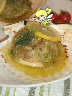 ホタテのガーリックバジル焼き-レシピのメイン写真