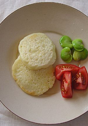朝食・米粉でじゃがいもパンケーキ-レシピのメイン写真