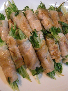 豚肉DE水菜巻き-レシピのメイン写真
