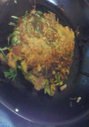 水菜のお好み焼き-レシピのメイン写真